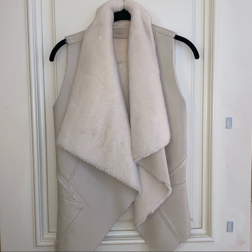 BlankNYC Faux Fur / Faux Leather Vest